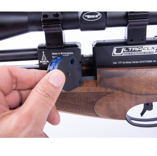 BSA Ultra CLX PCP Air Rifle, Beech – (.177/4.5mm – 12shot- Wood Finish) BSA Ultra CLX PCP Air Rifle, Beech – (.177/4.5mm – 12shot- Wood Finish)