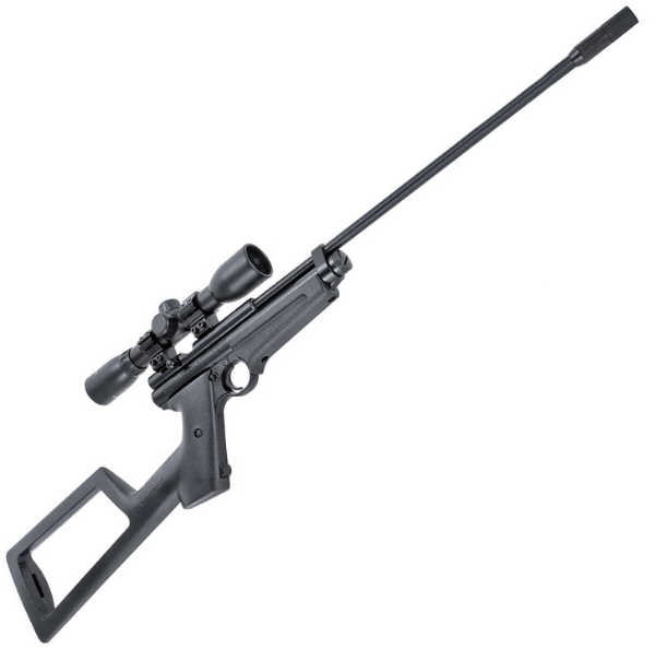 Crosman Ratcatcher 2250 XL, Co2 .22 Air Rifle Bundle (Black)