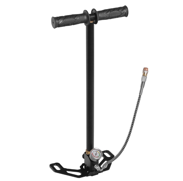 GAMO high-pressure stirrup pump included with the Phox PCP airgun kit for manual filling