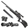 GAMO GX-250 PCP Air Rifle Bundle Package – (.22/5.5mm – 10 shot – Blk Syn)