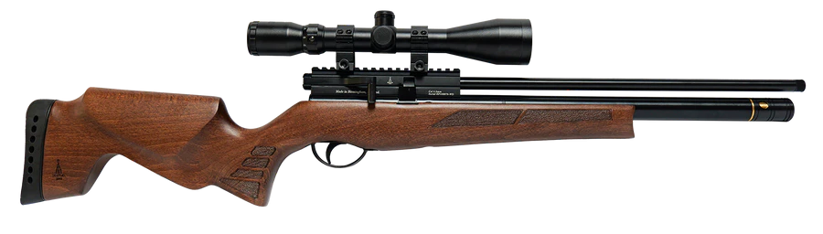 BSA Buccaneer Pro Beach Stock 4.5mm/.177 PCP Air Rifle – (Multishot- Wood)