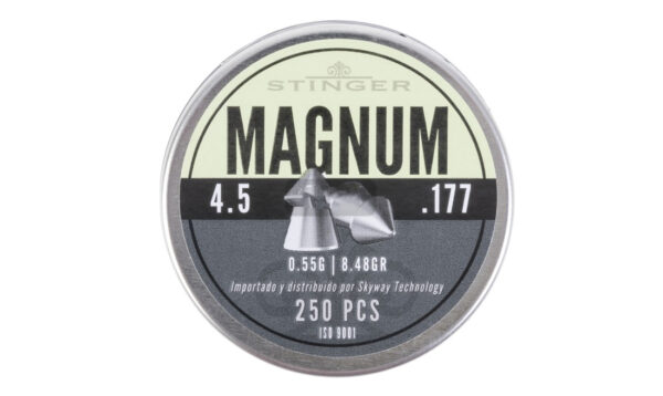 Stinger Magnum Hunter .177/4.5mm – 0.55 Grain – 250 Pellet Tin