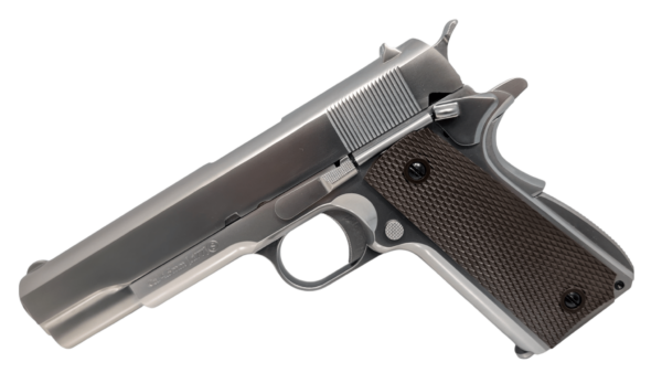 WE 1911 Co2 Blowback Air Pistol, 4.5mm/.177 – (Classic Silver – Full Metal – WE-45-E006A) WE 1911 Co2 Blowback Air Pistol, 4.5mm/.177 – (Classic Silver – Full Metal – WE-45-E006A)