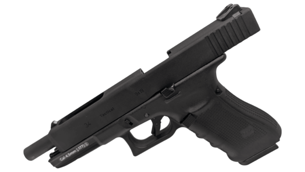 WE G34 Series Gen 4 Co2 Blowback Air Pistol – (4.5mm/.177 – WE-45-G008B-BK)