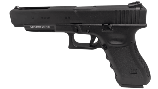 WE G34 Series Gen 3 Co2 Blowback Air Pistol – ( 4.5mm/.177 – WE-45-G008A-BK) WE G34 Gen 3 CO2 Air Pistol