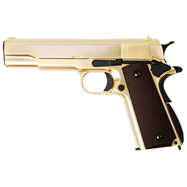 WE 4.5mm/.177 Co2 Air Pistol – 1911 Classic Gold (WE-45-E007A)