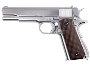 WE 4.5mm/.177 Co2 Air Pistol – 1911 Classic Silver (WE-45-E006A)