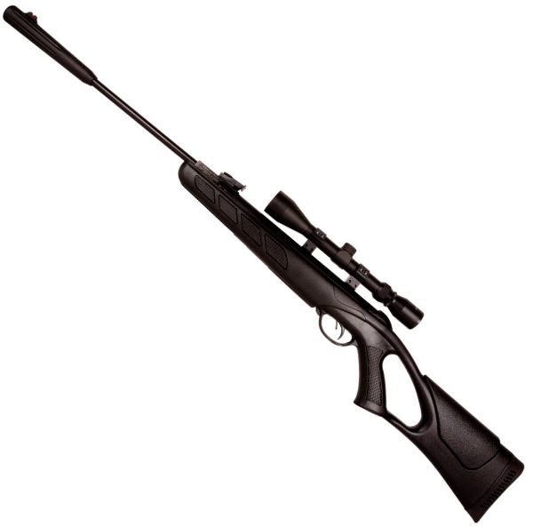 Kral Champion .22 Spring-Powered Air Rifle Aboreal Package- (Black – Bundle Deal)