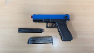 Cyma 18 Series Mosfet AEP Pistol (Lipo Battery andh Charger Inc. - Blue - CM030S)