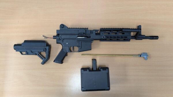 Golden Eagle MCR LMG AEG with Drum Mag – M (2600 Rnds – Sound Control – F6671)