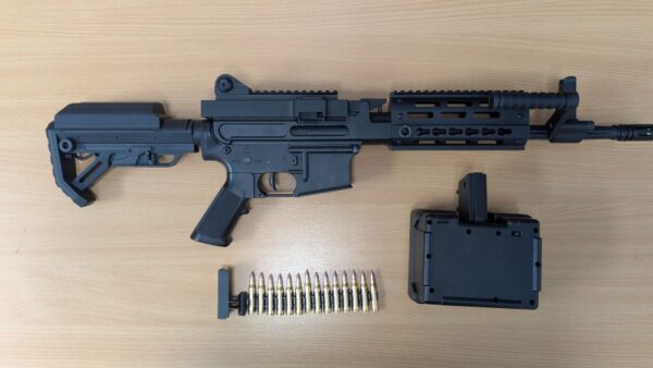 Golden Eagle MCR LMG AEG with Drum Mag – M (2600 Rnds – Sound Control – F6671) Golden Eagle MCR LMG AEG with Drum Mag – M (2600 Rnds – Sound Control – F6671)