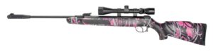 Kral Devil .22 Muddy Girl Spring Air Rifle Package – (Inc. Scope, Bag, Pellets- Pink Camo)