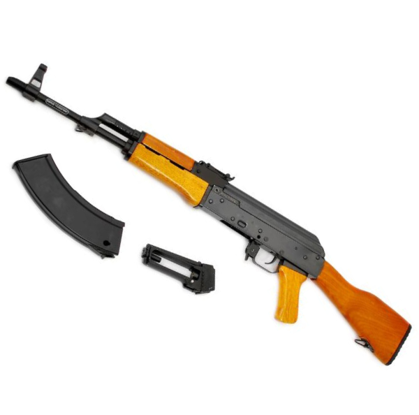 A&K AK47 CO2 Powered 4.5mm/.177 BB Air Rifle with Real Wood Furniture (Cybergun Model)