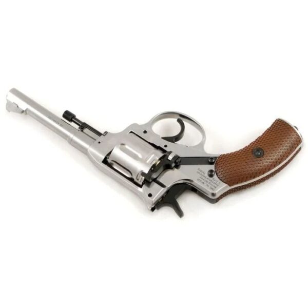 Gletcher Nagant 4.5mm/.177 Co2 Revolver – Silver Gletcher Nagant 4.5mm/.177 Co2 Revolver – Silver