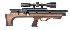 Reximex Lyra Bullpup .177/4.5mm Calibre PCP Air Rifle – Walnut Stock Reximex Lyra Bullpup .177/4.5mm Calibre PCP Air Rifle - Walnut Stock