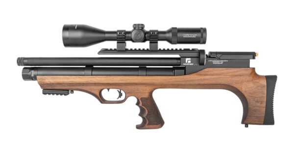 Reximex Lyra Bullpup .177/4.5mm PCP Air Rifle – Walnut Stock
