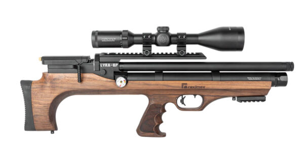 Reximex Lyra Bullpup .177/4.5mm PCP Air Rifle – Walnut Stock