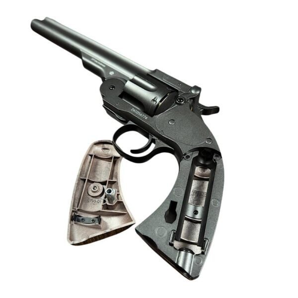 Borner Schofield Co2 Revolver (4.5mm/.177 – BB and Pellet – Black)