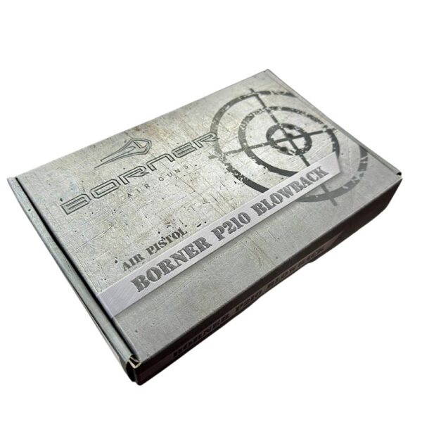 Borner P210-S Co2 Blowback Pistol (4.5mm/.177 – BB – Silver) Borner P210-S Co2 Blowback Pistol (4.5mm/.177 – BB – Silver)