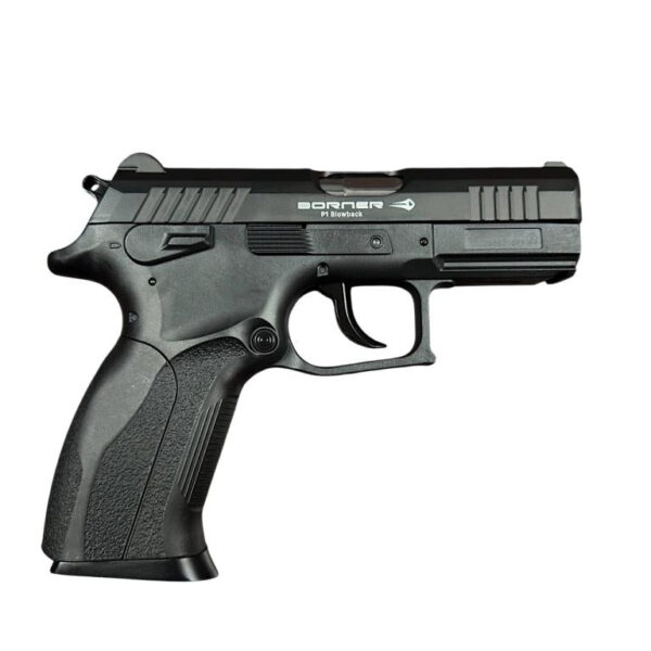 Borner P1 Co2 Blowback Pistol (4.5mm/.177 – BB – Black)