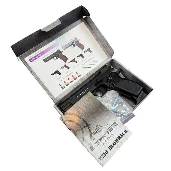 Borner P210-B Co2 Blowback Pistol (4.5mm/.177 – BB – Black) Borner P210-B Co2 Blowback Pistol (4.5mm/.177 – BB – Black)